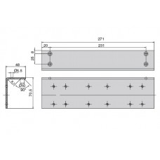 DC113 уголок монтажный Abloy