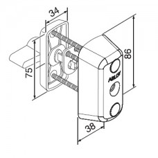 CY066C цилиндр ключ-ручка Abloy