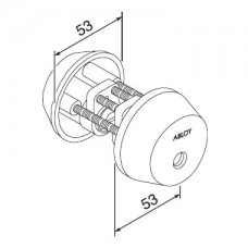 CY002C цилиндр ключ-ключ Abloy