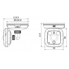 DS-2CD8464F-EI ip-камера видеонаблюдения HikVision