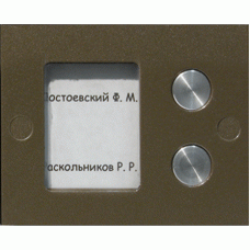 BS-2 кнопочная панель VIZIT